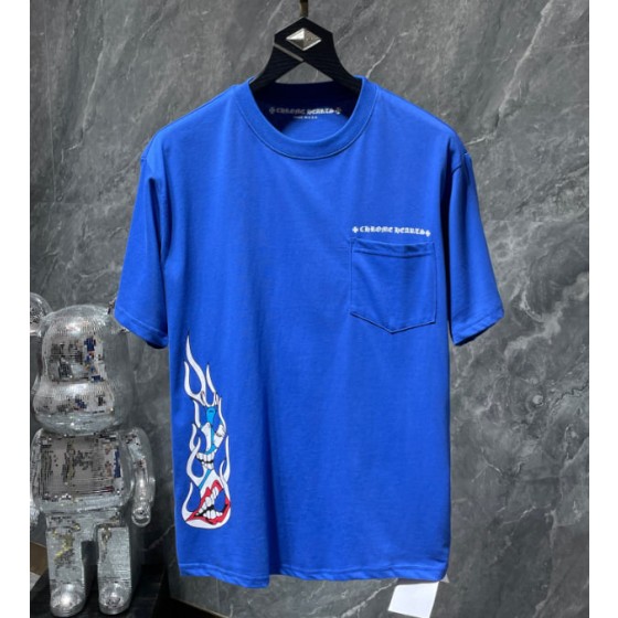Chrome Hearts Flame Graphic Pocket Tee