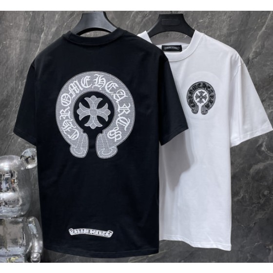 Chrome Hearts Mesh Outline Horseshoe Tee