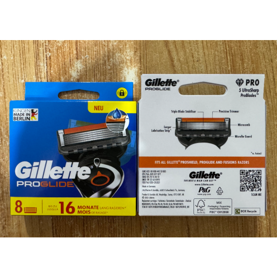 Gillette Blue Box Black Hole 8-16