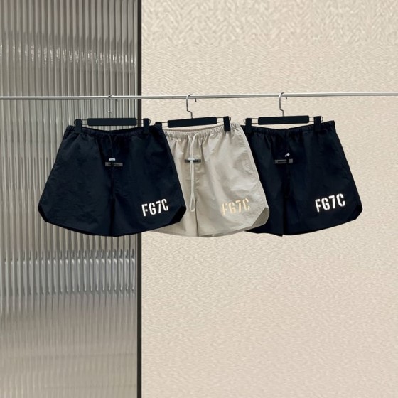 Fear of God Essentials "FG7C" Reflective Nylon Shorts