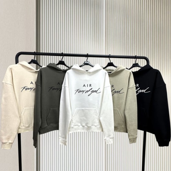 Fear of God Essentials "AIR" Script Pullover Hoodie