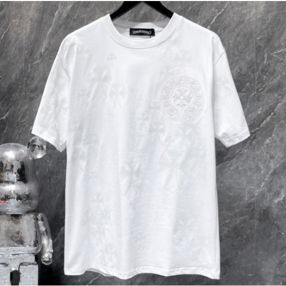 Chrome Hearts All-Over Cross Embossed Tee