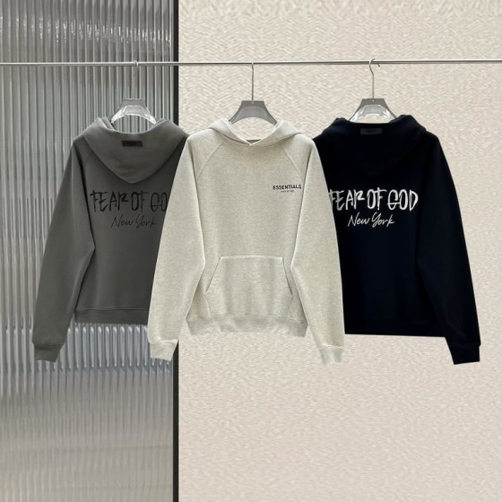 Fear of God Essentials "New York" Script Hoodie
