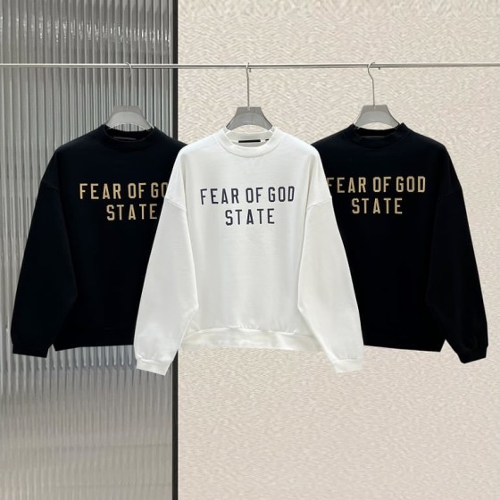 Fear of God "State" Logo Crewneck Sweatshirt