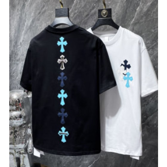 Chrome Hearts Washed Black Pink Lip Print Tee