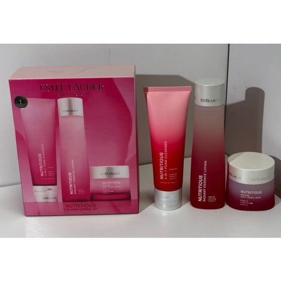 （Estée Lauder Nutritious The Skin Loving Set-125ml+200ml+50ml