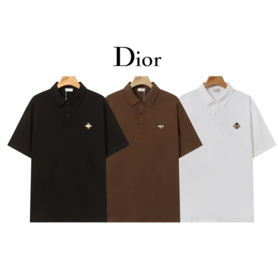 Dior Bee Embroidered Polo Shirt