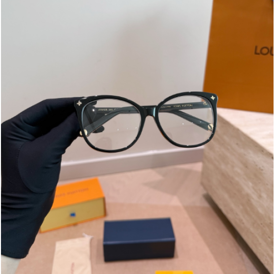LV Round Optical Glasses (Black)
