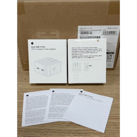 Dual B-C Port 35W Compact Power Adapter
