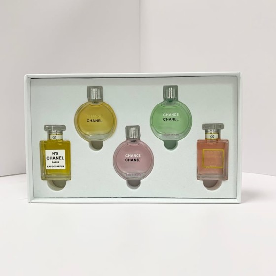 Chanel miniature perfume 5-piece gift set