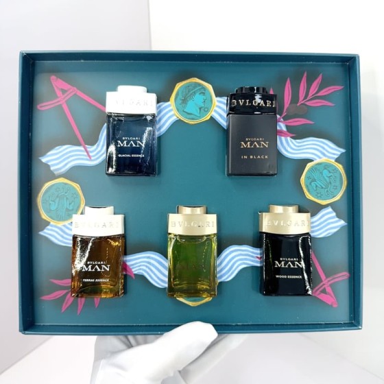 Bulgari City Forest Miniature Perfume Sample Set (5 pieces)