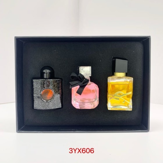 Saint Laurent Liberty perfume sample set 3-piece black box