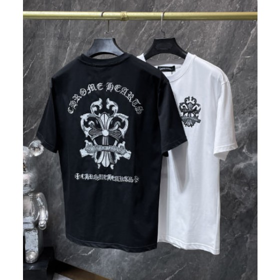 Chrome Hearts Large Ornate Cross Tee
