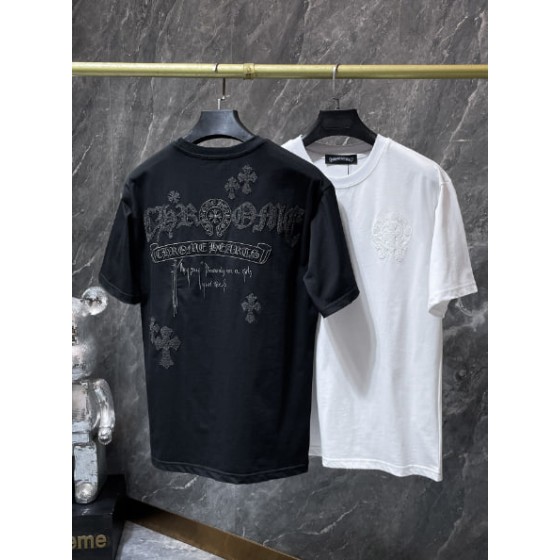 Chrome Hearts Multi-Logo Crystal Tee