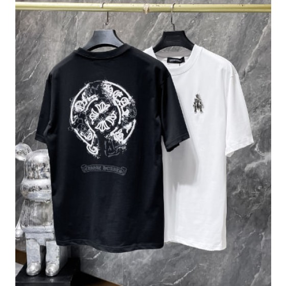 Chrome Hearts Distressed Horseshoe Tee