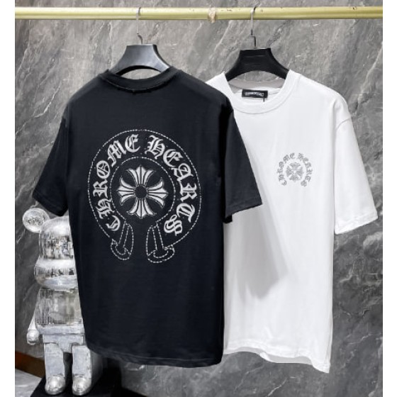 Chrome Hearts Dotted Outline Horseshoe Tee