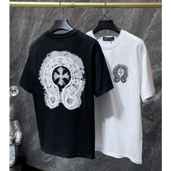 Chrome Hearts Distressed Horseshoe Tee